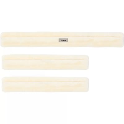 Halsbandaccessoire voor paard, beschermhoezen voor jachtcollier in nepbont Horze Narvik (x3)