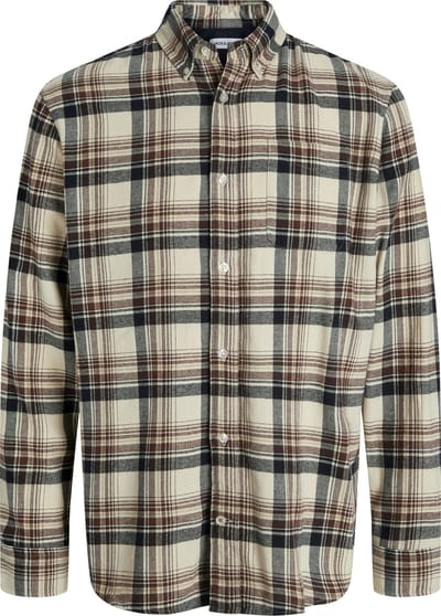 Jack & Jones Flanellen overhemd Comfort Fit Flanellen overhemd