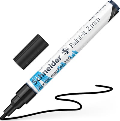 Schneider acrylmarker - Paint-It 310 - 2mm - zwart - S-120101