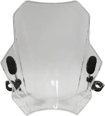 Motorwindscherm - Windgeleider Spoiler - Comfortabel Rijden - Verstelbare Hoek - 064 kg - Transparant
