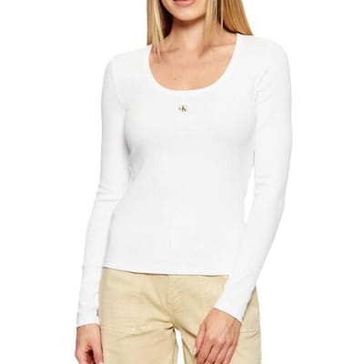 T-Shirt Lange Mouw Calvin Klein Jeans Woven