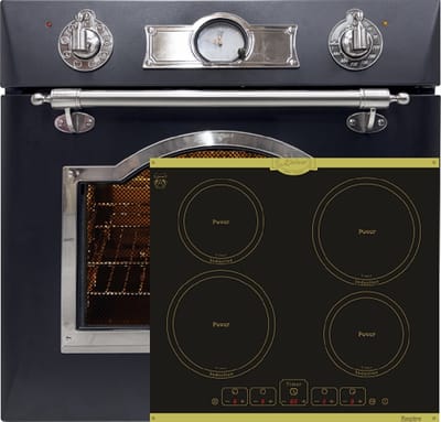 Kaiser inbouwoven EH 6355 Em Sil 60 cm +KCT 6195 IEm inductiekookplaat 60 cm
