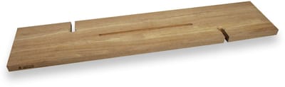 Badplank eiken klei recht luxe 70 x 20 cm - 25 mm - Badplank - Bad plank - Badplanken - Badplank voor in bad - Badplank eiken - Badplank hout