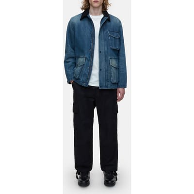 Closed Outdoor Jacket Dark Blue Size: L | Denim Jackets Outlet | Heren | Blauw