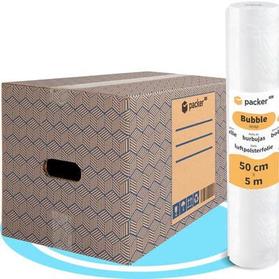 Verhuisdozen Set 20 Stuks met Noppenfolie voor Veilige Opslag en Transport
