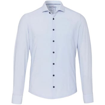 Pure The Functional Shirt Lichtblauw - Maat 38 - Heren - Overhemden Formeel