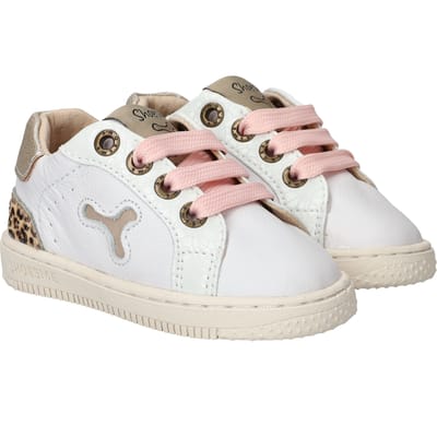 Shoesme Baby-Proof Sneakers - Meisjes - Wit - Maat:21