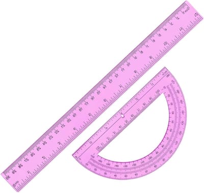 Gradenboog Liniaal Set | Wiskunde Geometrie Leer En Studiebenodigdheden - Gradenboog Liniaal Geometrieset,voor school, klaslokaal, kantoor, studenten, leraren, ingenieurs, architecten, personeel