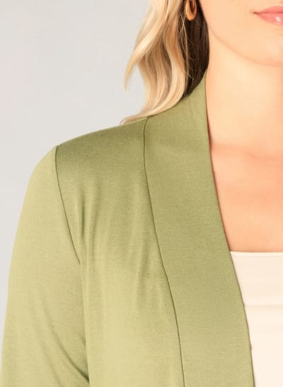 BASE LEVEL Yayla Long Vest - Green - maat 36