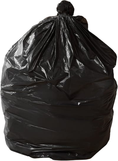 Zwarte vuilniszakken 60L, UNIVERSEL, DUURZAAM, ideaal voor de vuilnisbak - 50 STUKS