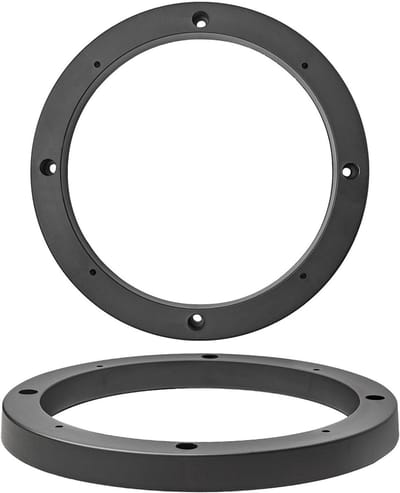 Auto Speaker Adapter - Montage Ring Spacer - Audio Installatie - 1.5cm Diepteverlenger - 6.5 Inch Universeel - Zwart