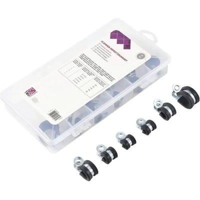 TRU COMPONENTS 93038c437 Bevestigingsklem TC-6649812 Bundel-Ø (bereik) 6 tot 16 mm 18 onderdelen