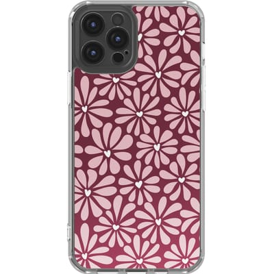 imoshion Hoesje - Geschikt voor Apple iPhone 12 Pro / 12 - Design hoesje - Bloom Love Blush