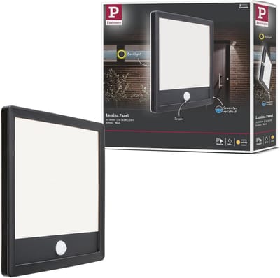LED buitenverlichting met bewegingsmelder IP44 - Hoekig, Warmwit en Energiezuinig
