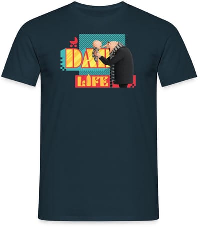Minions Dad Life Gru En Gru Junior T-Shirt Heren