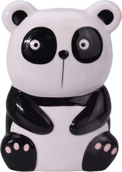 Waterverdamper radiator - panda - kunststeen - kinderkamer - 17 cm - luchtbevochtiger