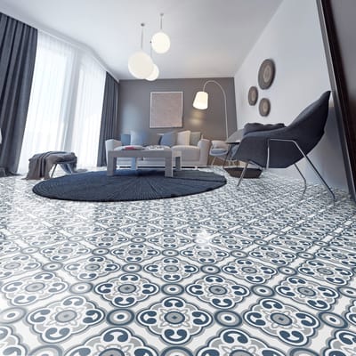 Antislip vloerstickers met beschermlaag - Tegels, vloeren, linoleum - 1 sticker van 60x100 cm