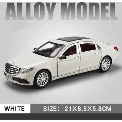 1:24 Mercedes Benz E300L Classe E Modèle Réduit en Alliage Voiture Métal Moulé sous Pression Véhicule de Collection Modèle Jouet Son & Lumière Voiture Jouet pour Enfants Cadeaux gray