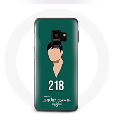 Coque pour Samsung Galaxy S9 Squid Game Cho Sang woo numéro 218
