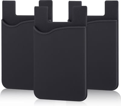 New Age Devi - Universele Zwart Pasjes- en Creditcardhouder voor Mobiele Telefoons, iPhones, Samsung en Tablets - Handig en Stijlvol!
