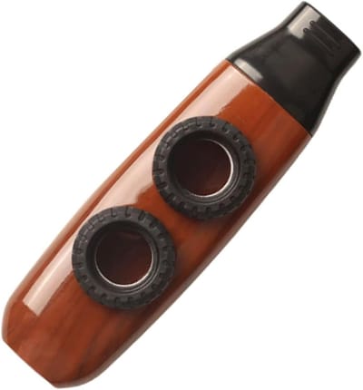 Kazoo Dubbel Gat - Mondharmonica Speelgoed - Muziek Begeleiding - Verstelbare Tonen - 115 x 32 mm