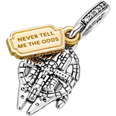 Charms Do Pandora Bedel Charms Millennium Falcon Star Wars Charms Aardbei beige