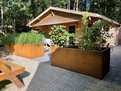 Cortenstaal Plantenbak - 200x100x80cm