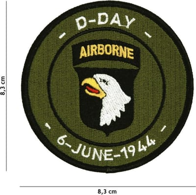 Embleem D-Day 101st Airborne stof