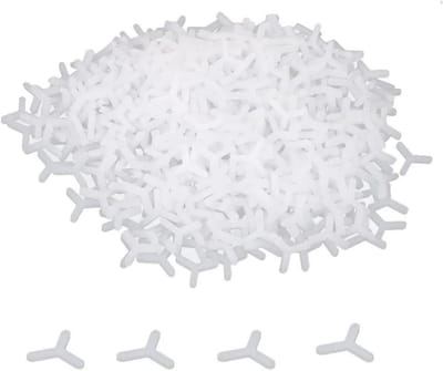 Tegelafstandhouders - Y-type afstandhouders - Gelijkmatige Tegelafstand - Voorkomt Tegelbeweging - 3 mm - Wit