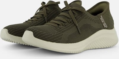 Skechers Ultra Flex 3.0-Brilliant Path Dames Instappers - Olijfgroen - Maat 39