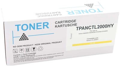 Panasonic TPANCTL2000HY - Toner Geel - 3.500 pagina's - Huismerk Compatible - Geschikt voor Pantum CM 2200 DN Pantum CM 2200 FDW Pantum CP 2200 DN Pantum CP 2200 DW
