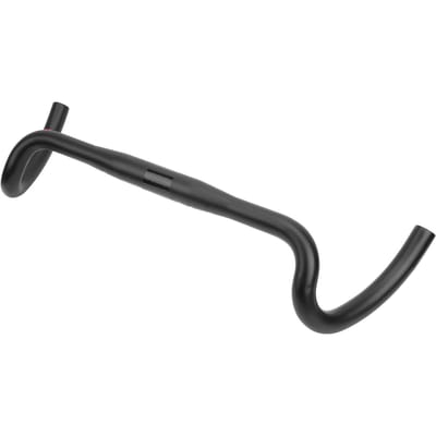 Guidon de Vélo de Route 420mm 16.5in Fibre de Carbone Haute Résistance Cintre Bas Courbé à 30 degrés pour Vélo Cyclisme gray