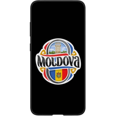 Coque de téléphone pour Samsung Galaxy S24 S23 iPhone 15 14 Xiaomi Redmi Note 13 12 11 8 10 9 Pro Max X XR S22 S20 FE OPPO A15 Huawei Moldavie Drapeau Couverture for Redmi Note 12 Pro 4G gris cerf