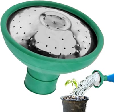 Vervangende sproeikop - Gieter douche - Zacht water geven - Universeel passend - 8 cm diameter - Groen