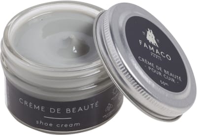 Famaco Creme de Beaute schoensmeer- 50ml - edelweiss (grey) (377)