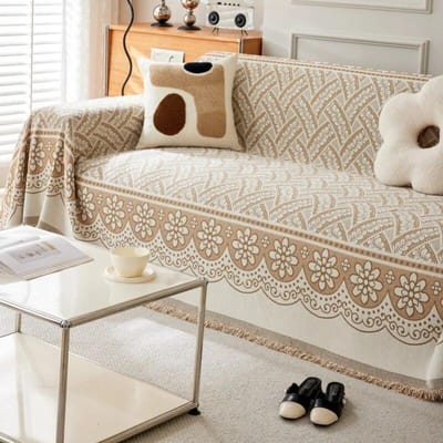 Gedrukte Bankhanddoek Vier Seizoenen Universeel Chenille Antislip Rugleuning Deken Woonkamer Bankkussen Handdoek Woondecoratie Handdoek 180x90cm1pcs