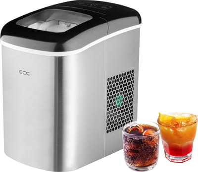 ECG ICM 1253 Iceman - IJsblokjesmachine - 12 kg ijs per dag - Compact en draagbaar - Roestvrijstalen