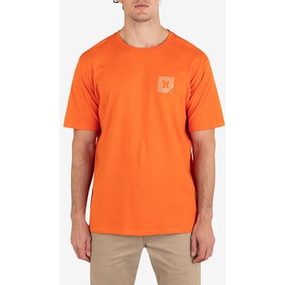 Hurley Evd Corner Short Sleeve Bengal Size: S | Printed T-Shirts Outlet | Heren | Oranje