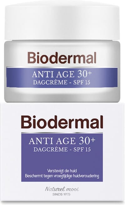 Biodermal Anti Age 30+ - Dagcrème tegen huidveroudering - SPF15 - 50 ml
