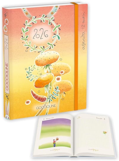 Dagkalender 2026 - Planners & Organizers - Dagelijkse Planning - Elke Dag Een Pagina - 11.5x16.5 cm - Geel