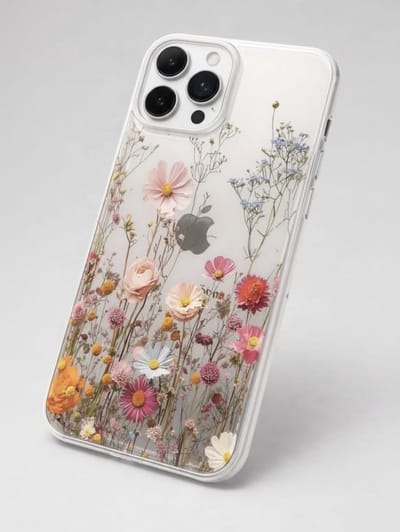 Vrolijk telefoonhoesje met gedrukte bloemetjes - iPhone 11 Pro