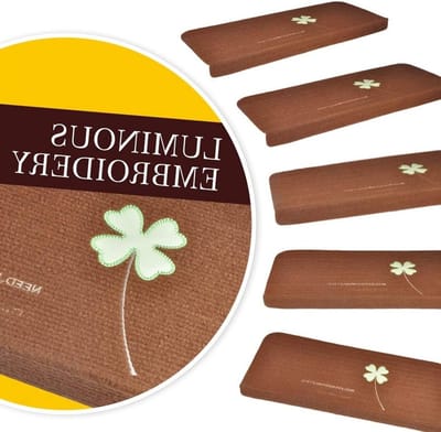 Set van 5 Luminous Trapmatten - Zelfklevend, Duidelijk, Antislip, PVC, Vloerbescherming en Veiligheid