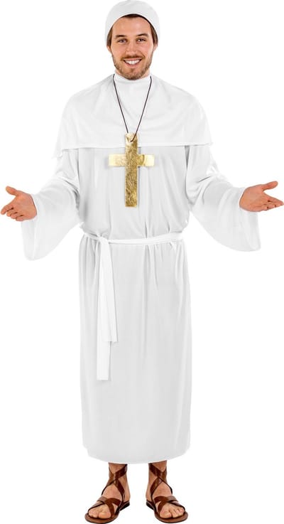 dressforfun - herenkostuum Paus Johannes S - verkleedkleding kostuum halloween verkleden feestkleding carnavalskleding carnaval feestkledij partykleding - 300346