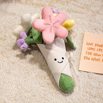 Verbeeldingrijke Handboeketten Valentijnsdag Bloemen Zachte Knuffel Speelgoed Romantische Cadeaus Ideaal Voor Vriendin Bruiloft Liefde Bloemen 31cm