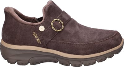 Skechers Hands Free Slip-Ins Easy Going dames instapschoen - Bruin - Maat 38