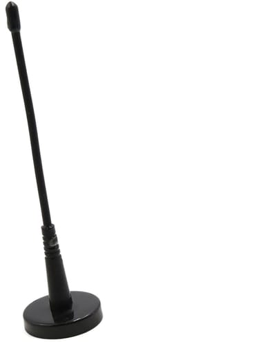 Dailygoods- Magneetvoet met magnetische basis - Decoratieve Autoantenne - Zwart - Eenvoudig te installeren - Duurzaam - Afmetingen 15,5 x 3,9 cm