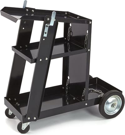 HBM Laswagen Lite, 4 wielen, zwenk en bok, maximale belasting 45 kg, netto 13 kg, 11 cm hoog