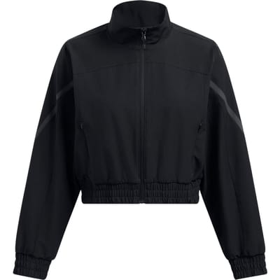 Under Armour Dames-top met trechterhals en lange mouwen (Zwart)