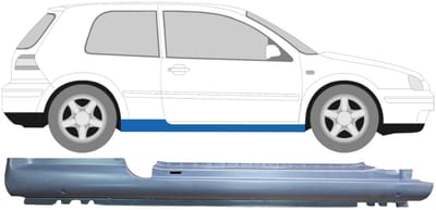 Volledige dorpel voor Volkswagen Golf 4 1997-2006 / Rechts