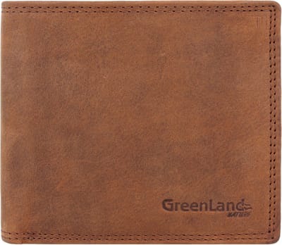 Greenland Nature Montenegro Portemonnee RFID Leer 12 cm - Jongens - Horizontaal - braun